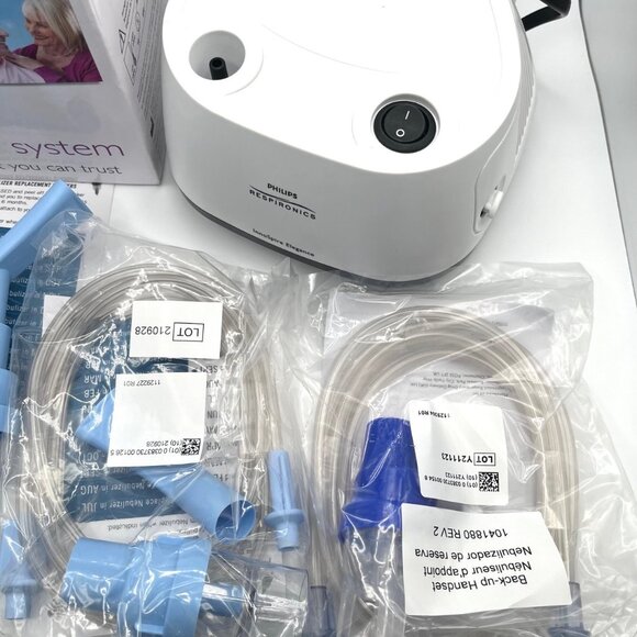 Philips Respironics InnoSpire Elegance Nebulizer Aerosol Unit w/ accessories - Picture 7 of 12